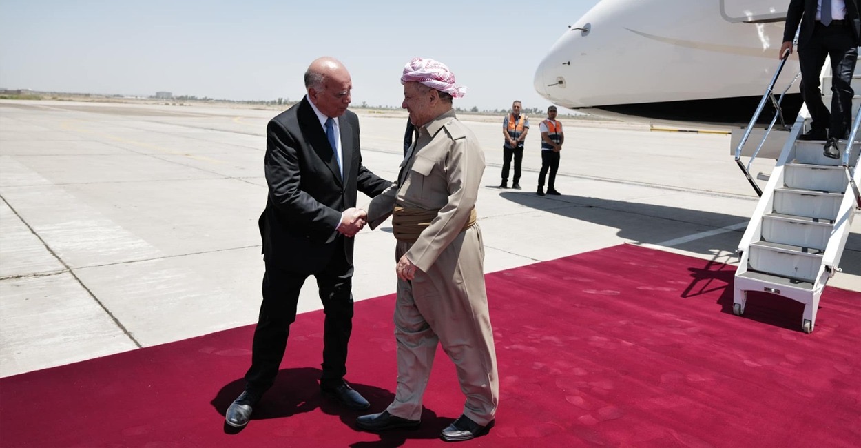 أول تعليق للإطار التنسيقي على زيارة مسعود بارزاني إلى بغداد