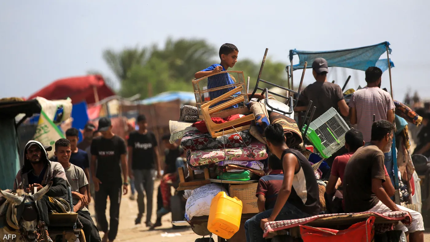"أرقام صادمة" تعكس حجم مأساة النزوح في غزة