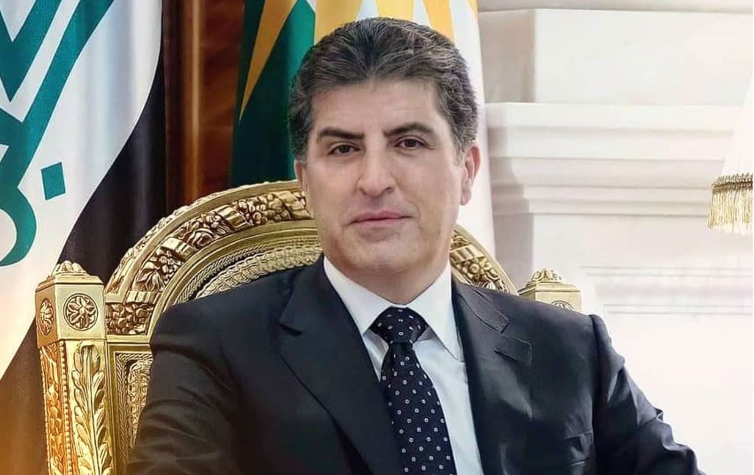 Kurdish leader Barzani meets Ambassadors addresses disputes with Baghdad