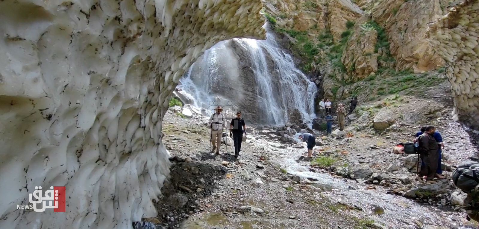 Iraq Kurdistan's mountains resist summer heat with lasting snow