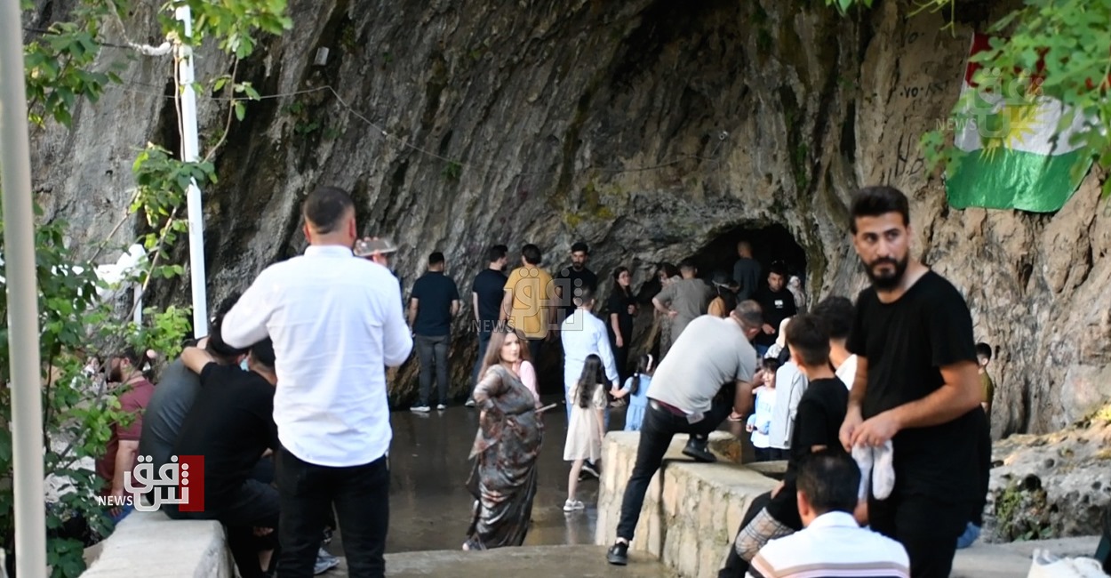 Bahiri Cave near the Iraqi-Turkish border: a cool escape for tourists in Kurdistan Region
