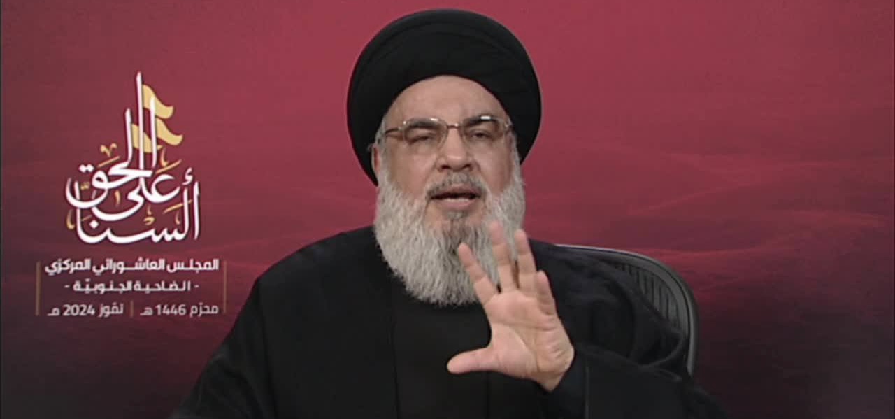 Sayyed Nasrallah threatens to target untouched Israeli settlements in retaliation for civilian casualties