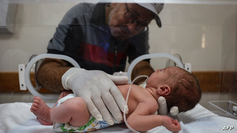 قتلت بالقصف الإسرائيلي.. ولادة طفل من أم ميتة في غزة