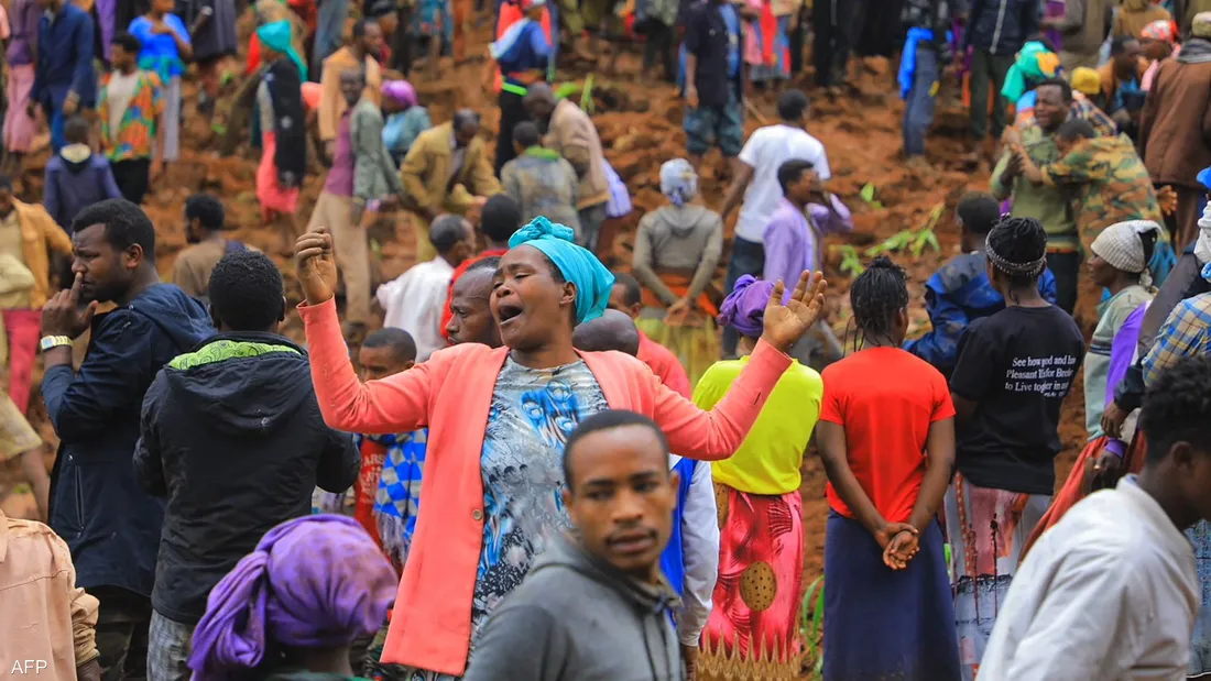 الأمم المتحدة ترجح ارتفاع حصيلة انزلاق التربة في إثيوبيا إلى 500 قتيل