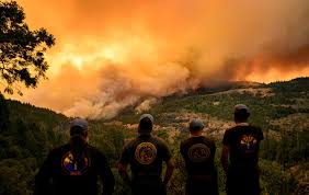 Massive Northern California fire forces 4,000 evacuations, state of emergency declared