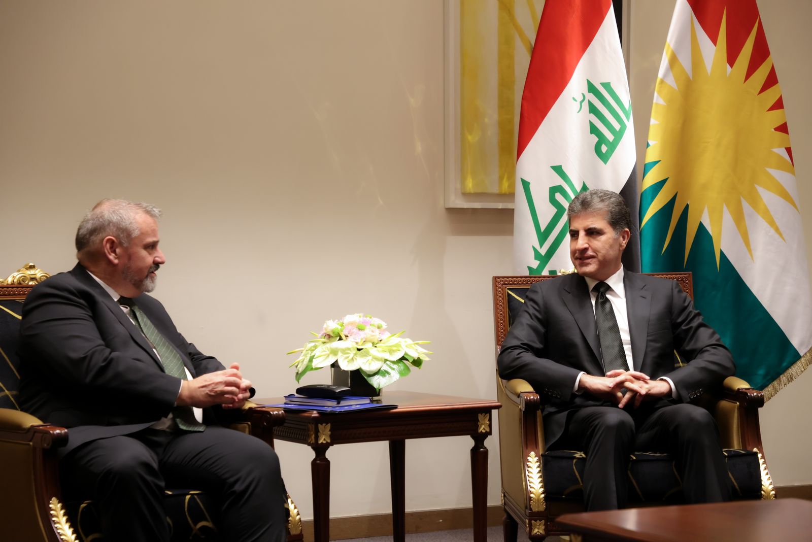 President Barzani discusses with EU Ambassador bilateral relations and regional issues
