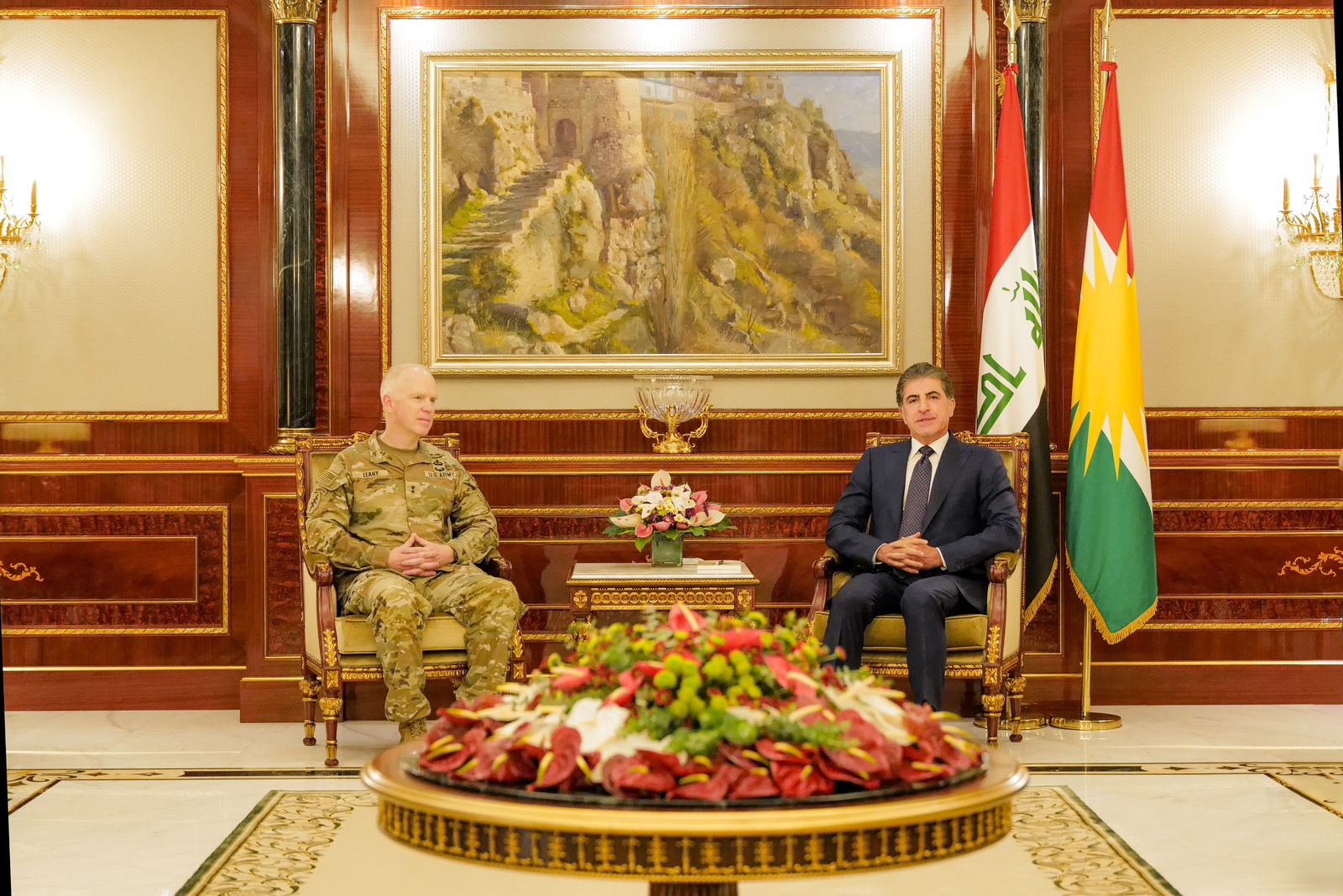 President Barzani and US Coalition Commander: Cooperation needed to defeat ISIS