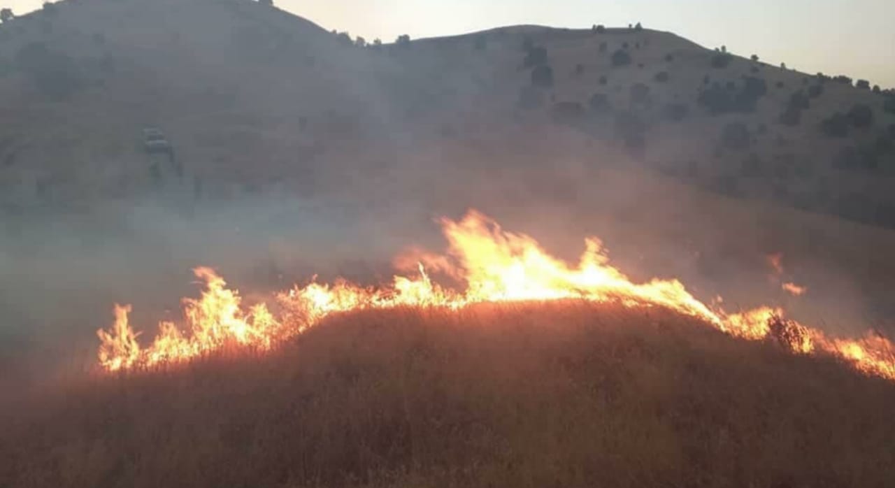 Turkish airstrike ignites fires in northern Duhok