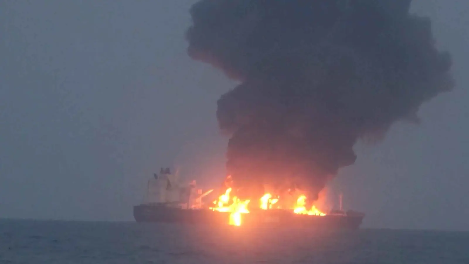 Fire persists on Greek tanker hit by Houthis, sparking environmental warnings