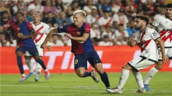 أولمو يقود برشلونة لفوز شاق على فاليكانو
