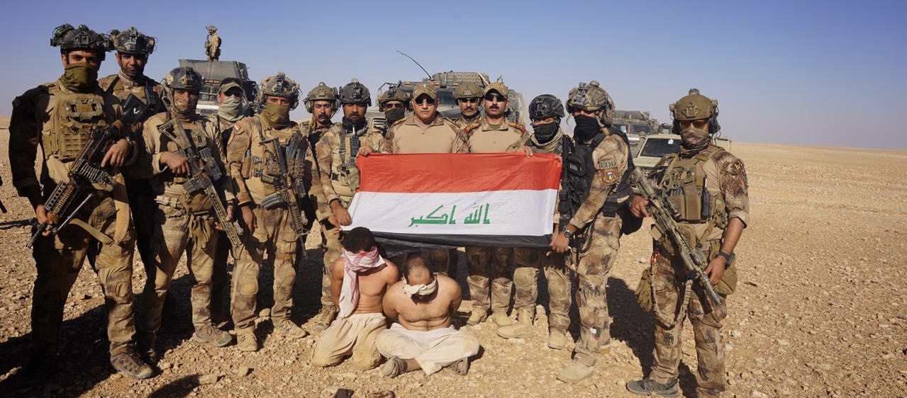 Iraqi Joint Operations Command uncover 14 terrorist bodies in al-Anbar desert