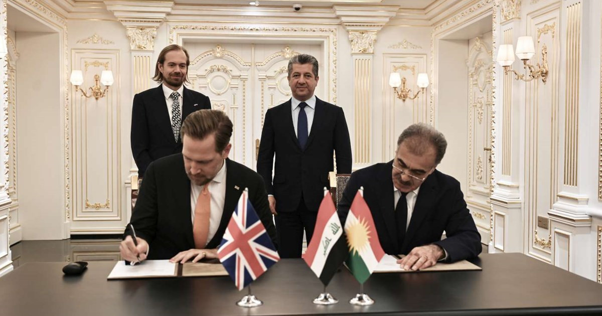 Kurdish PM Barzani signs Joint Trade Agreement with UK to boost commercial ties