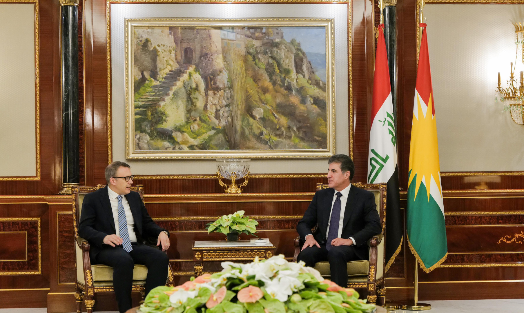 Kurdistan President welcomes new Turkish ambassador, highlights “support” for his mission