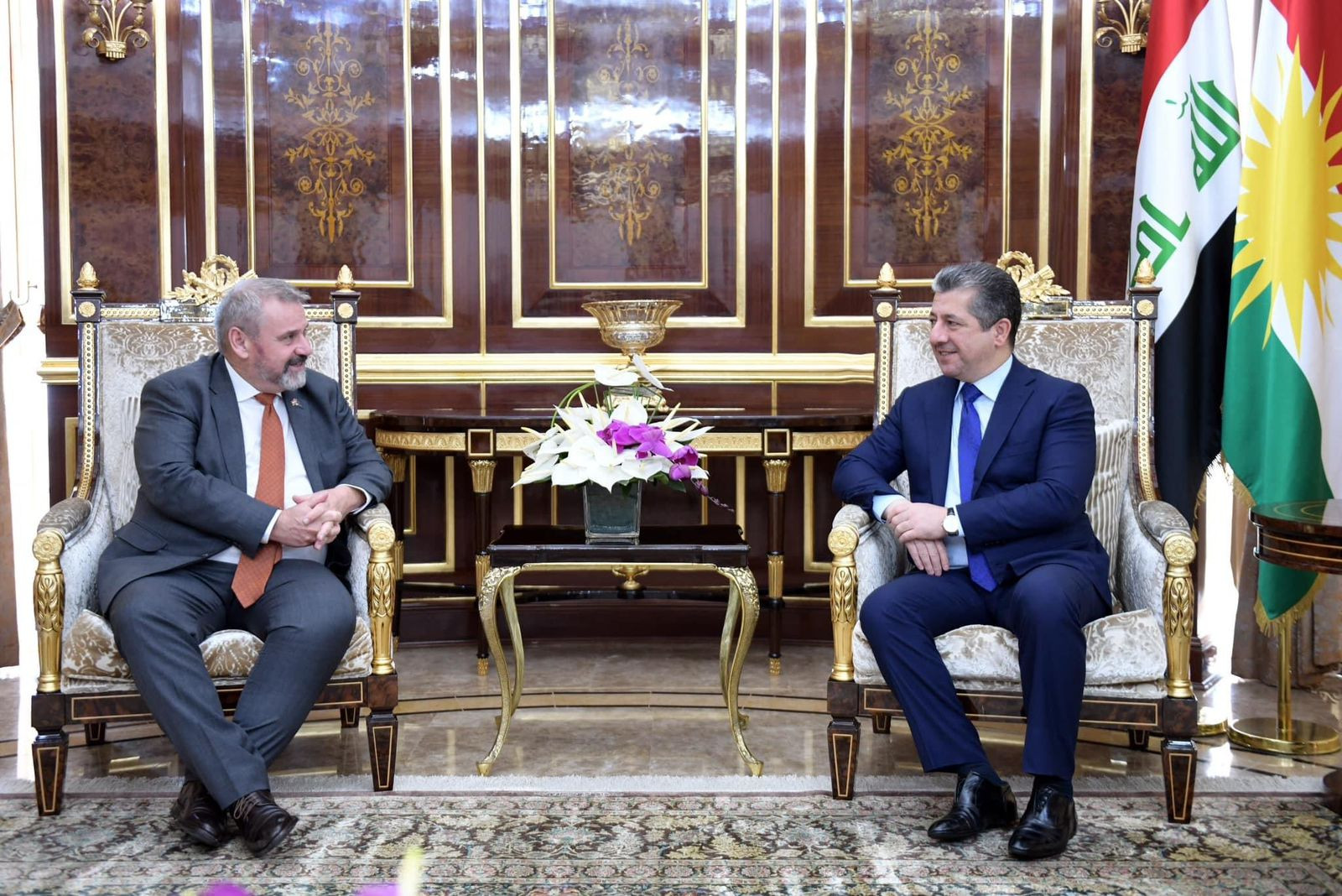 Kurdistan PM bids farewell to Indian ambassador, meets EU envoy