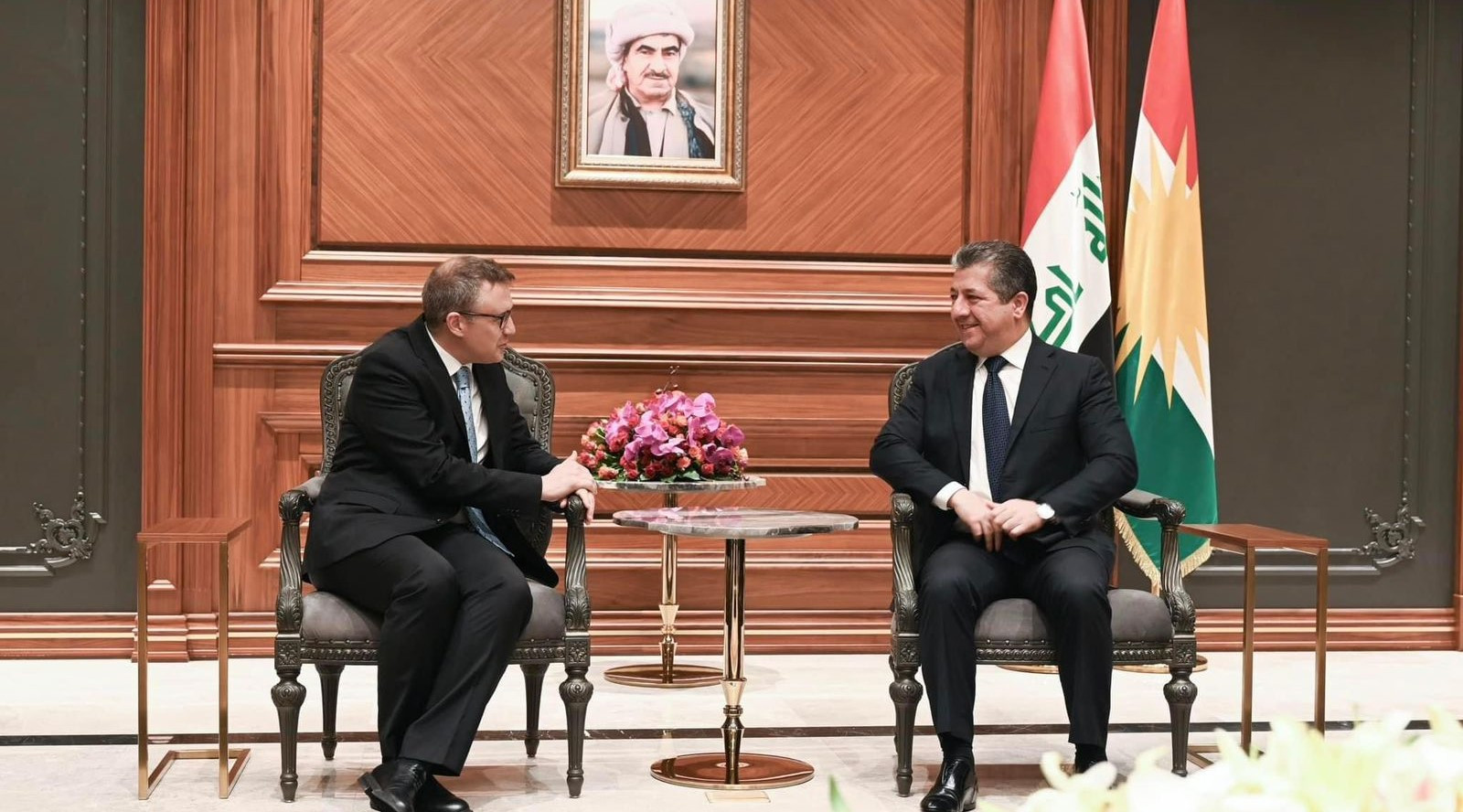 Kurdistan PM raises concerns over tourist's murder, discusses Development Road project with Turkish Ambassador