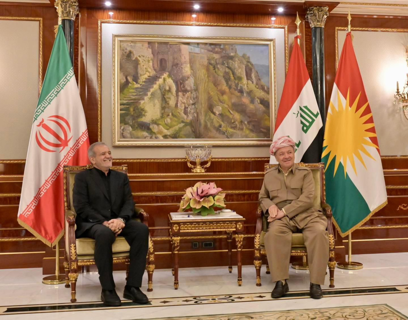 Iranian President extends official invitation to Kurdish Leader Barzani