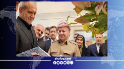 Iranian president receives historic Kurdish novel from Barzani during Erbil visit