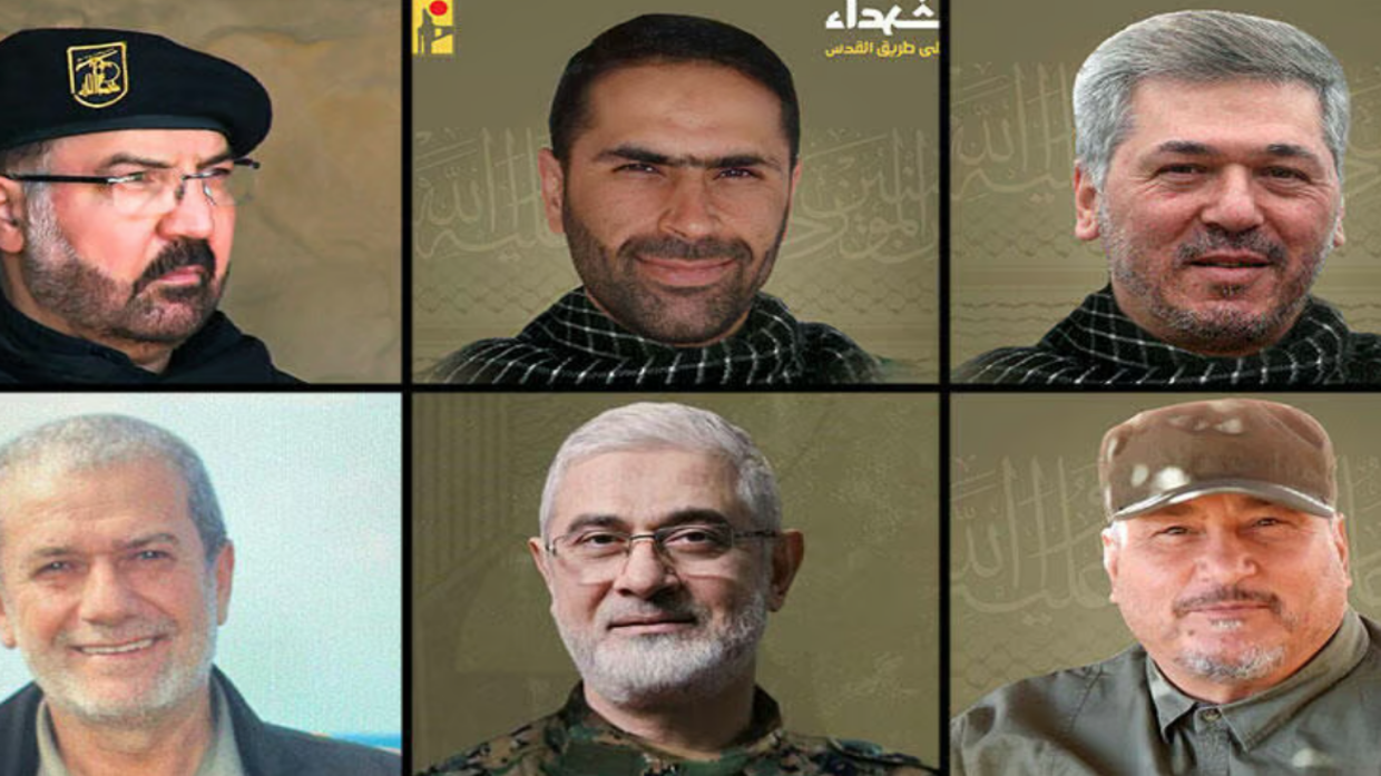"حلقة وصل المحور الشيعي".. إسرائيل تغتال 6 قادة كبار في حزب الله
