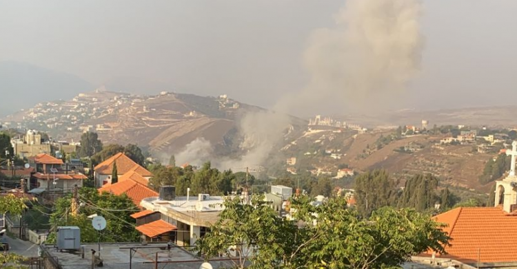 Israeli airstrikes hit Eastern and Southern Lebanon; Hezbollah responds with rocket barrage