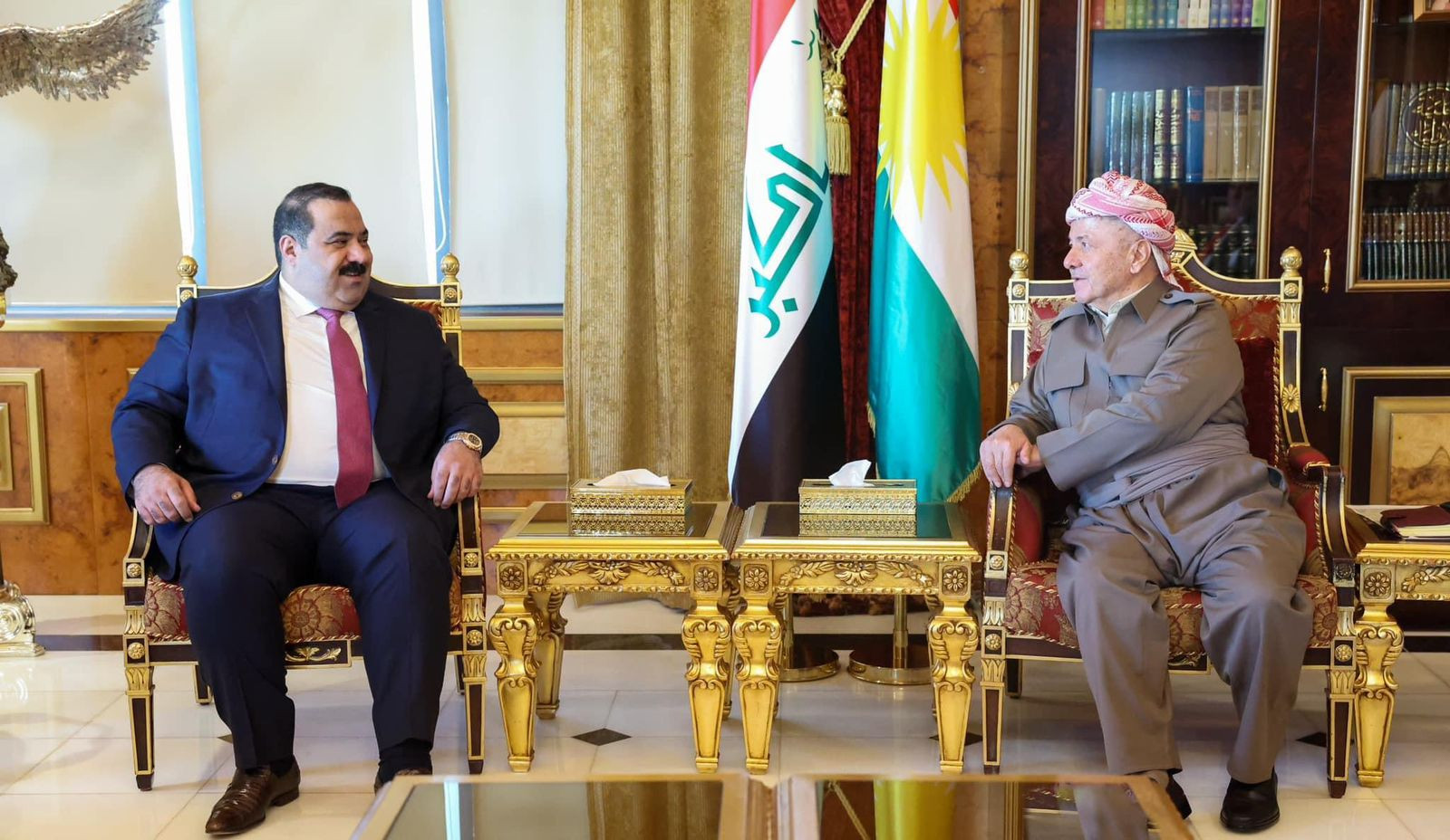 Leader Barzani and Al-Samarrai: Iraqi Parliament Speaker position on the table