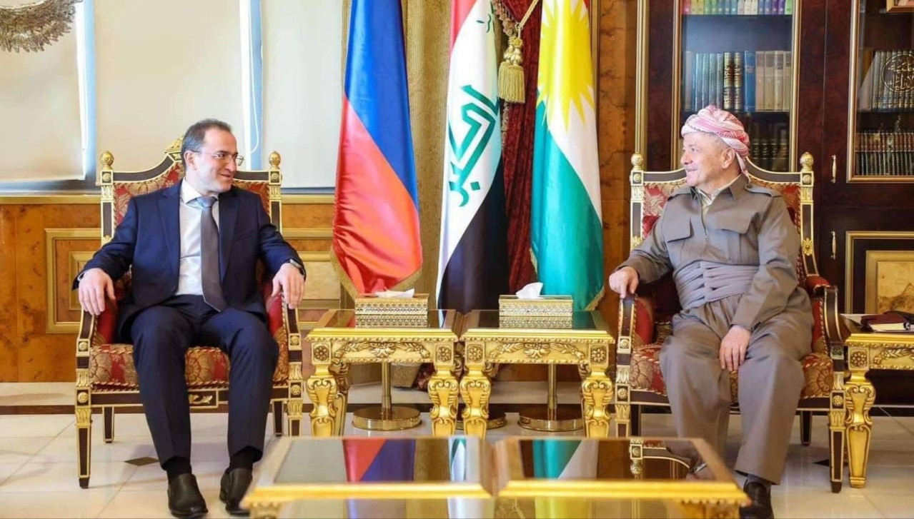 Leader Barzani, Russian Ambassador discusses Iraq's political situation, relations between Erbil and Baghdad