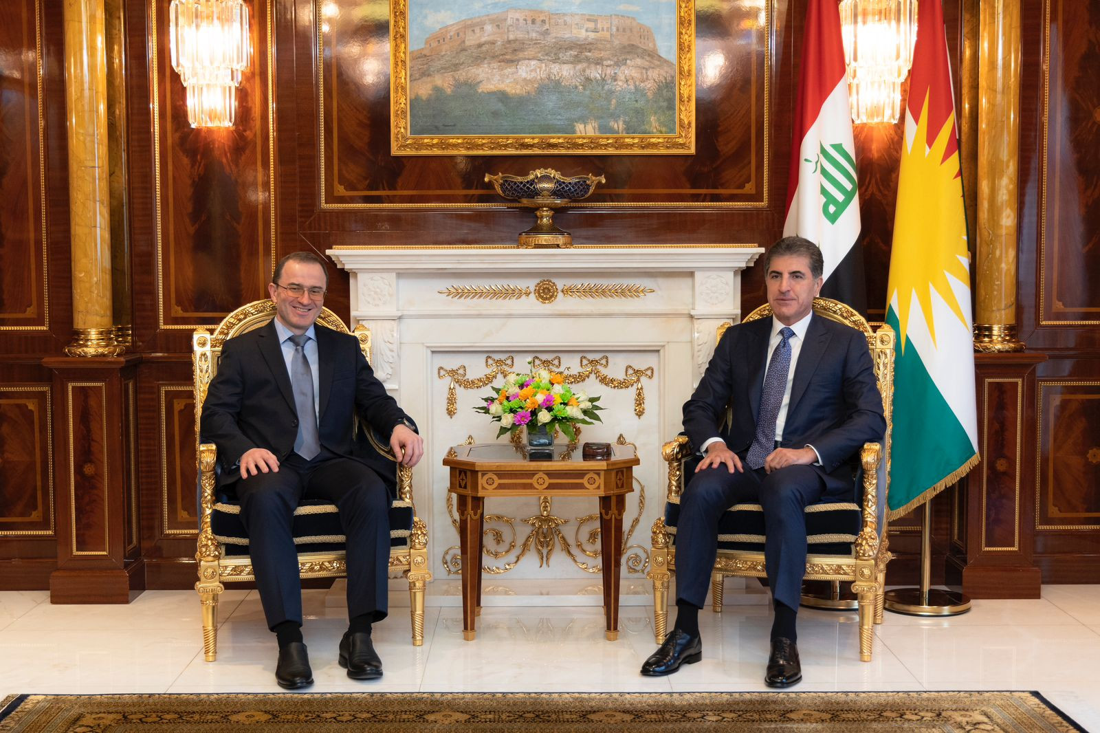 President Barzani with Russian ambassador: Kurdistan Parliament elections on the table