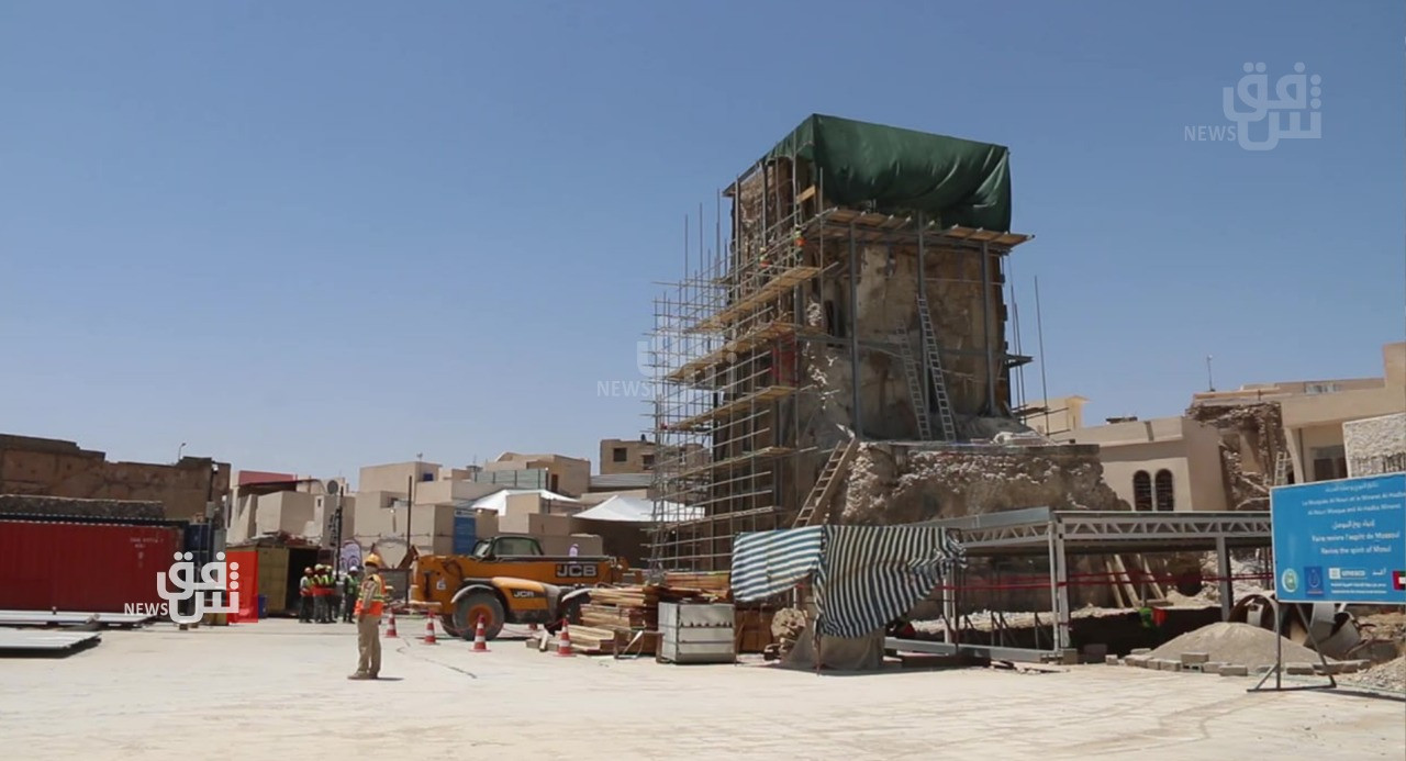 Mosul's iconic Nouri Mosque 80% complete, set to reopen next year