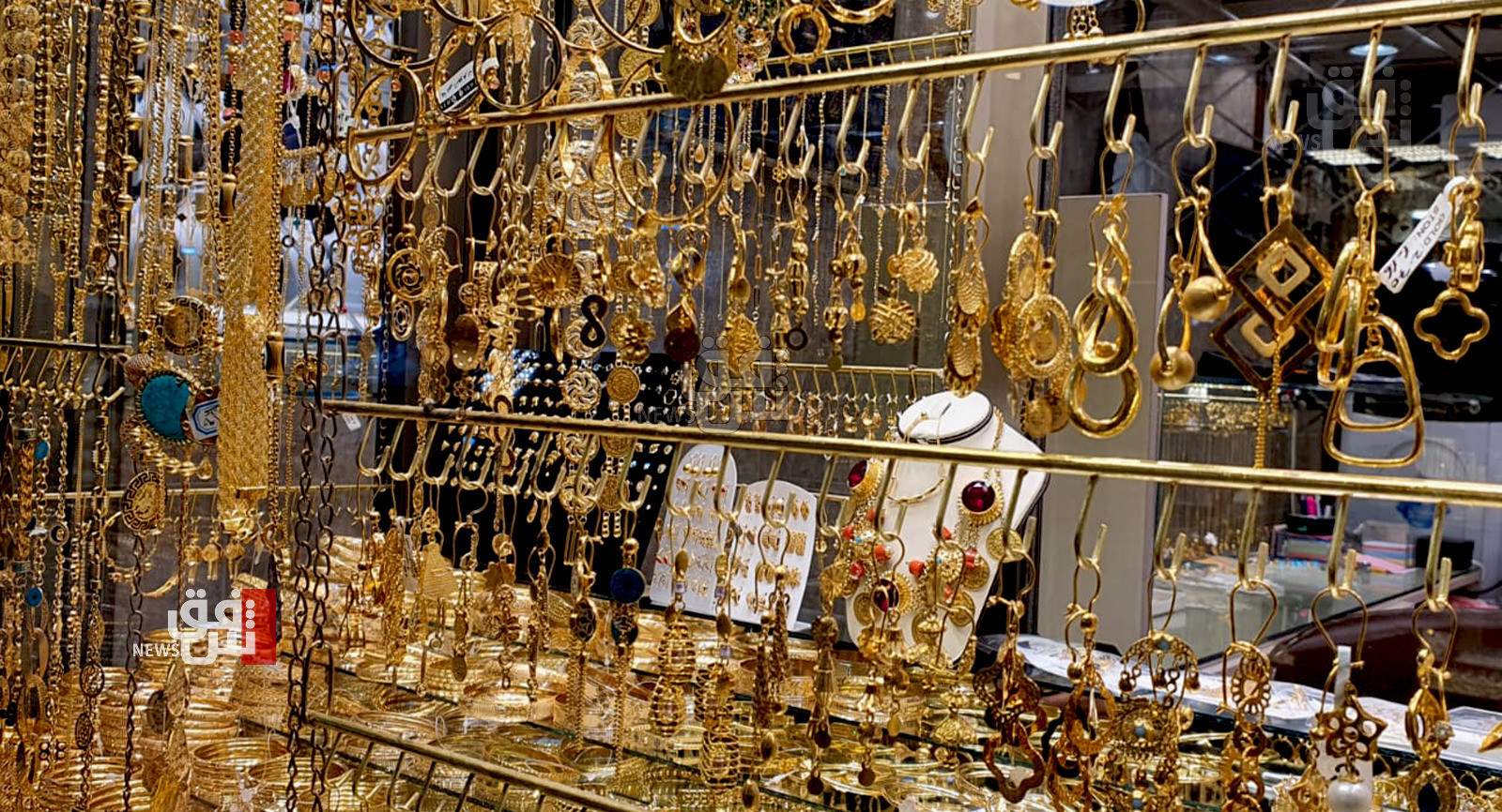 Gold prices fall in Baghdad and steady in Erbil