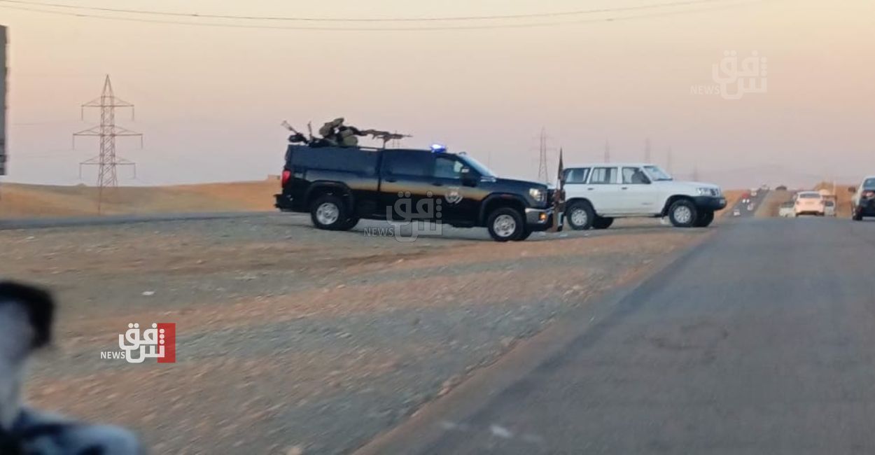 PUK “Commandos” deploy along Kirkuk-Al-Sulaymaniyah road and divert traffic