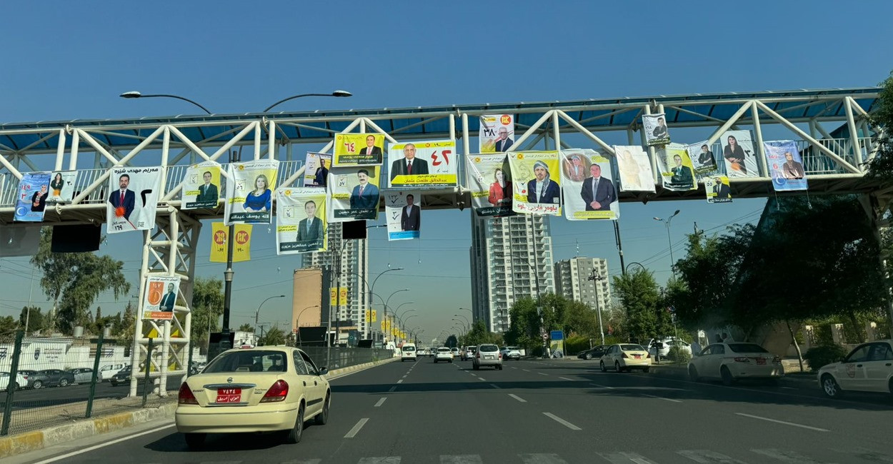 After the electoral silence, Kurdistan Interior Ministry warns street vendors against removing candidates' posters