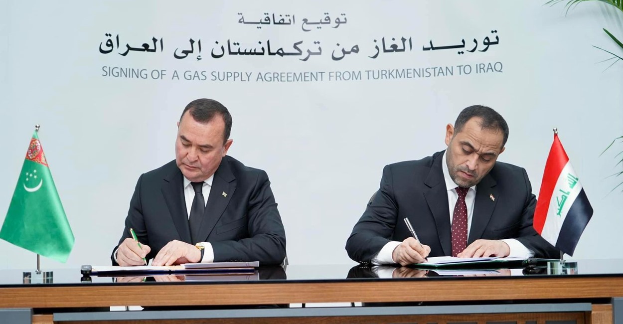 Iraq signs key gas supply deal with Turkmenistan to boost power grid