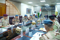 Al-Sudani reviews security plans and armament file with military commanders