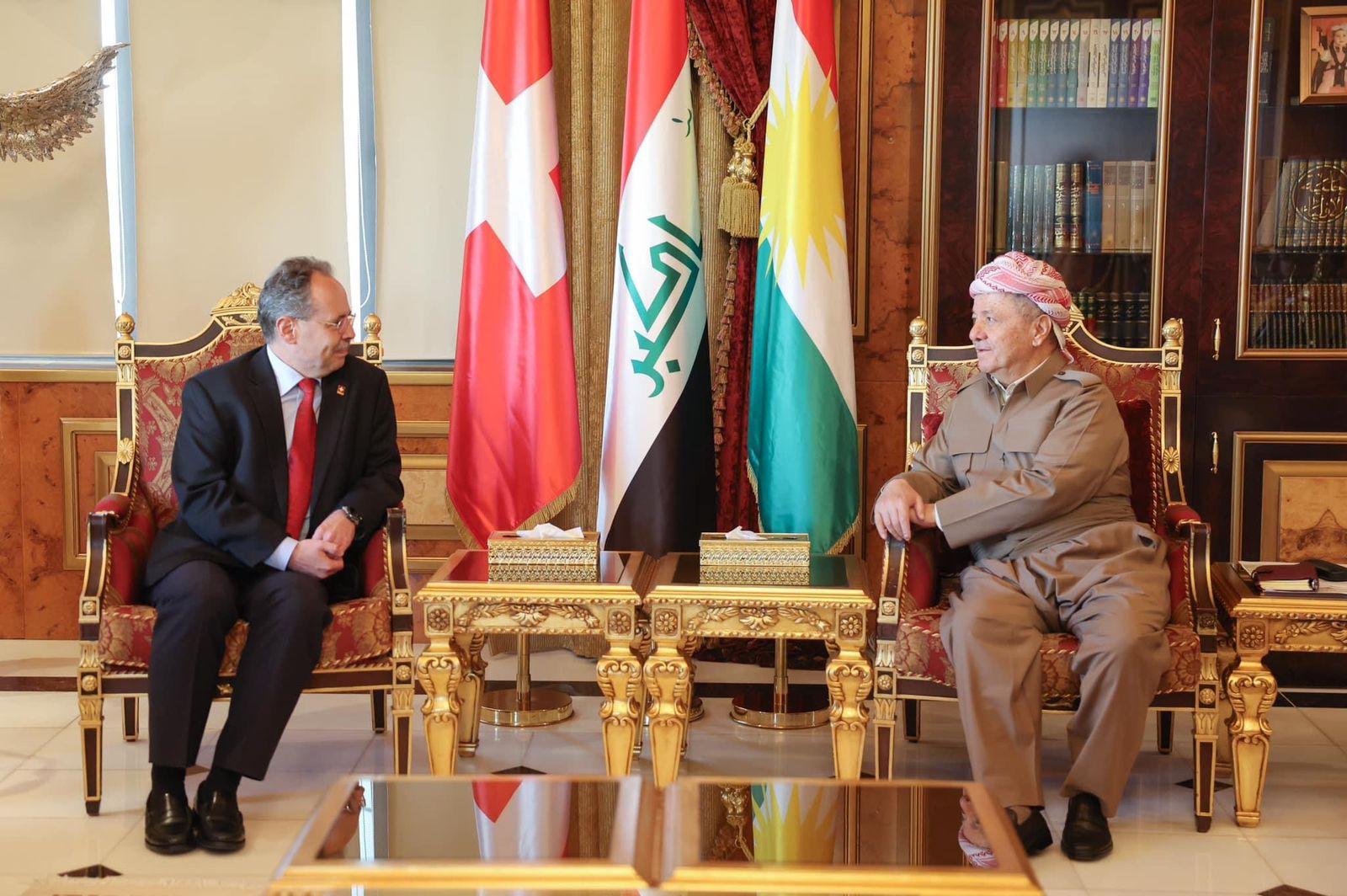 Leader Barzani to expand ties between Kurdistan and Switzerland