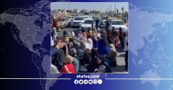 المحاضرون المجانيون يتظاهرون ويقطعون طريقاً رئيساً وسط كركوك