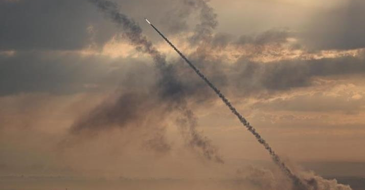 Israel reports 70 rockets launched from Lebanon, intercepts drone "from the east"