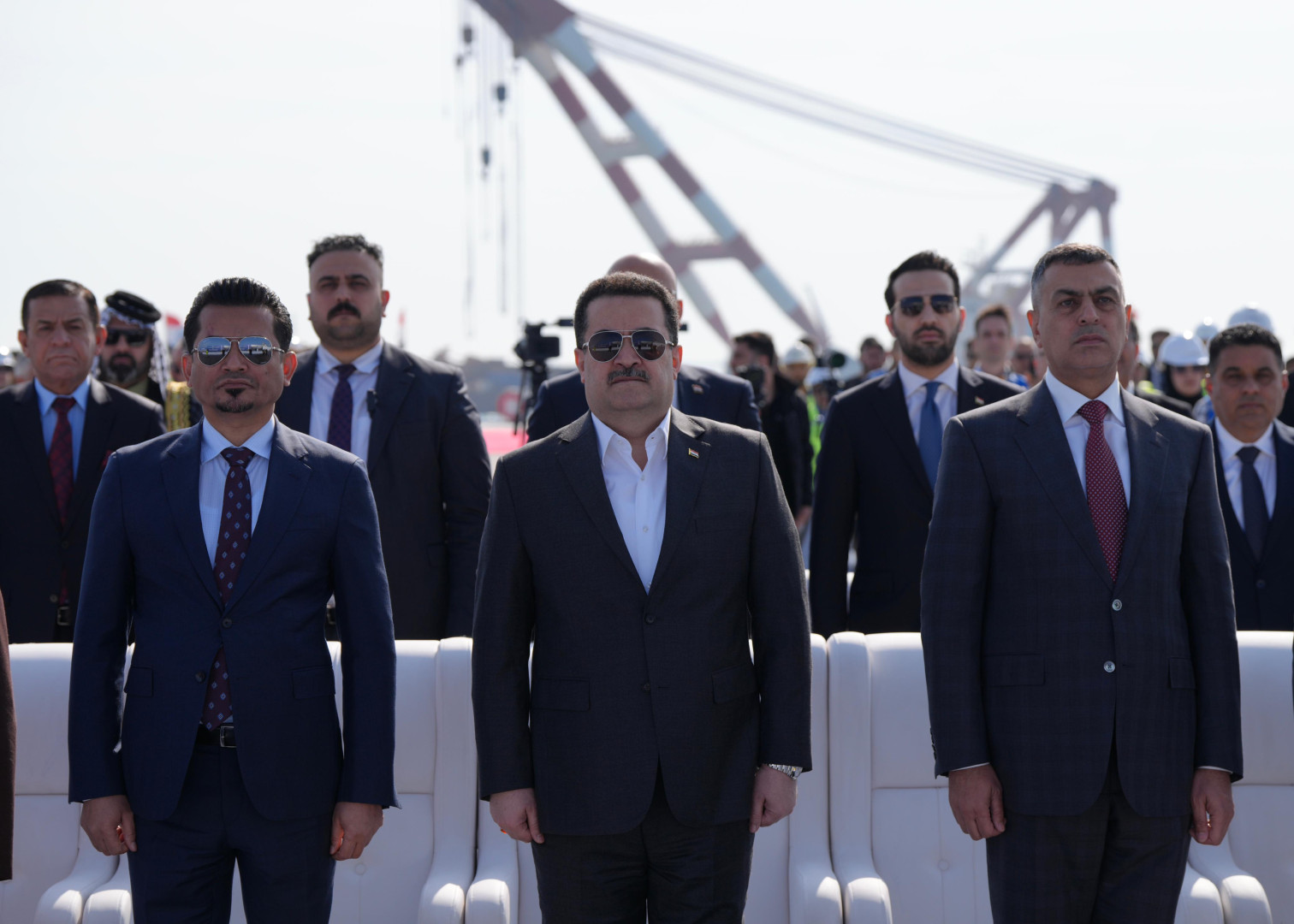 Iraq’s Prime Minister visits Grand Faw Port for pier handover ceremony