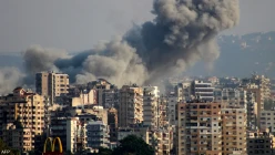 Heavy Israeli airstrikes and artillery hit Lebanon, Hezbollah launches massive rocket attack