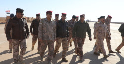 Iraqi military leaders inspect Syrian border