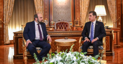 Kurdish President Barzani meets Czech ambassador, expresses support for his mission