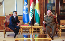 Leader Barzani and UN envoy address government formation and terrorism threats