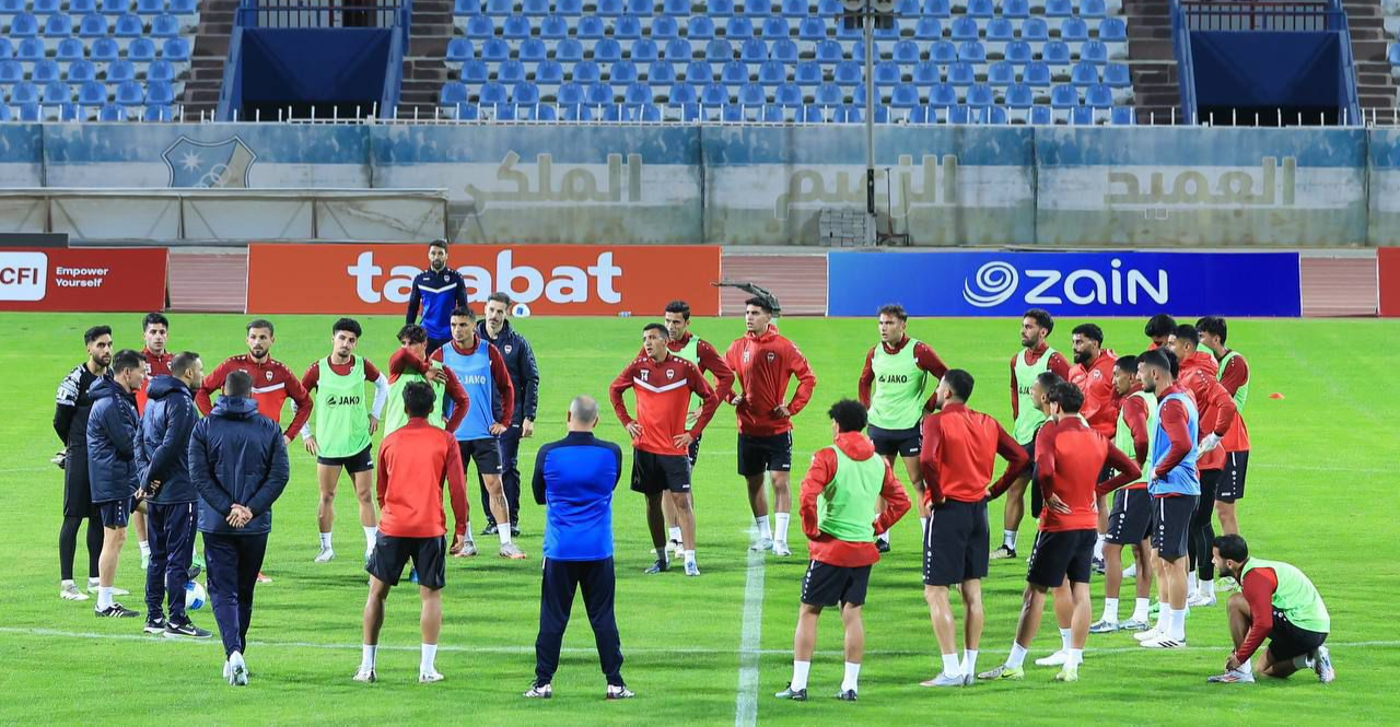 خليجي 26.. منتخب العراق يجري اولى وحداته التدريبية في الكويت