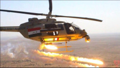 Iraqi Air Force targets ISIS hideout in Hamrin