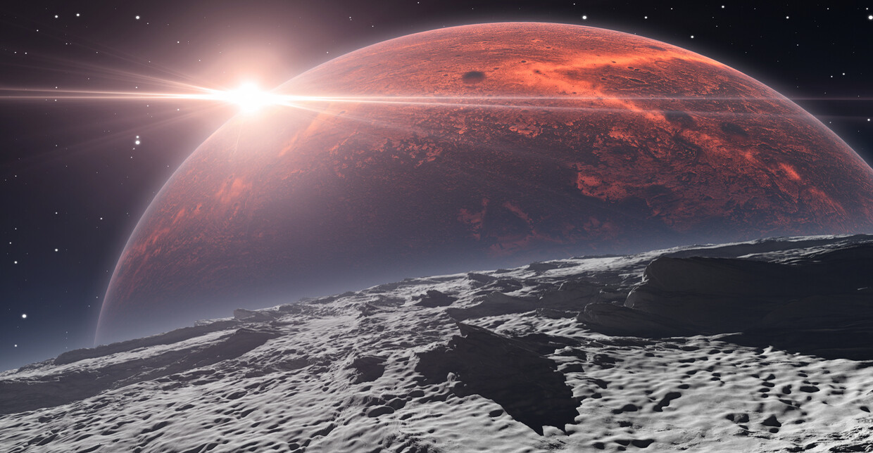 في مشهد سماوي نادر.. القمر "يبتلع" المريخ