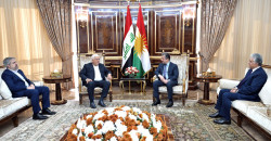 PM Barzani meets PMF Leader to discuss regional security coordination