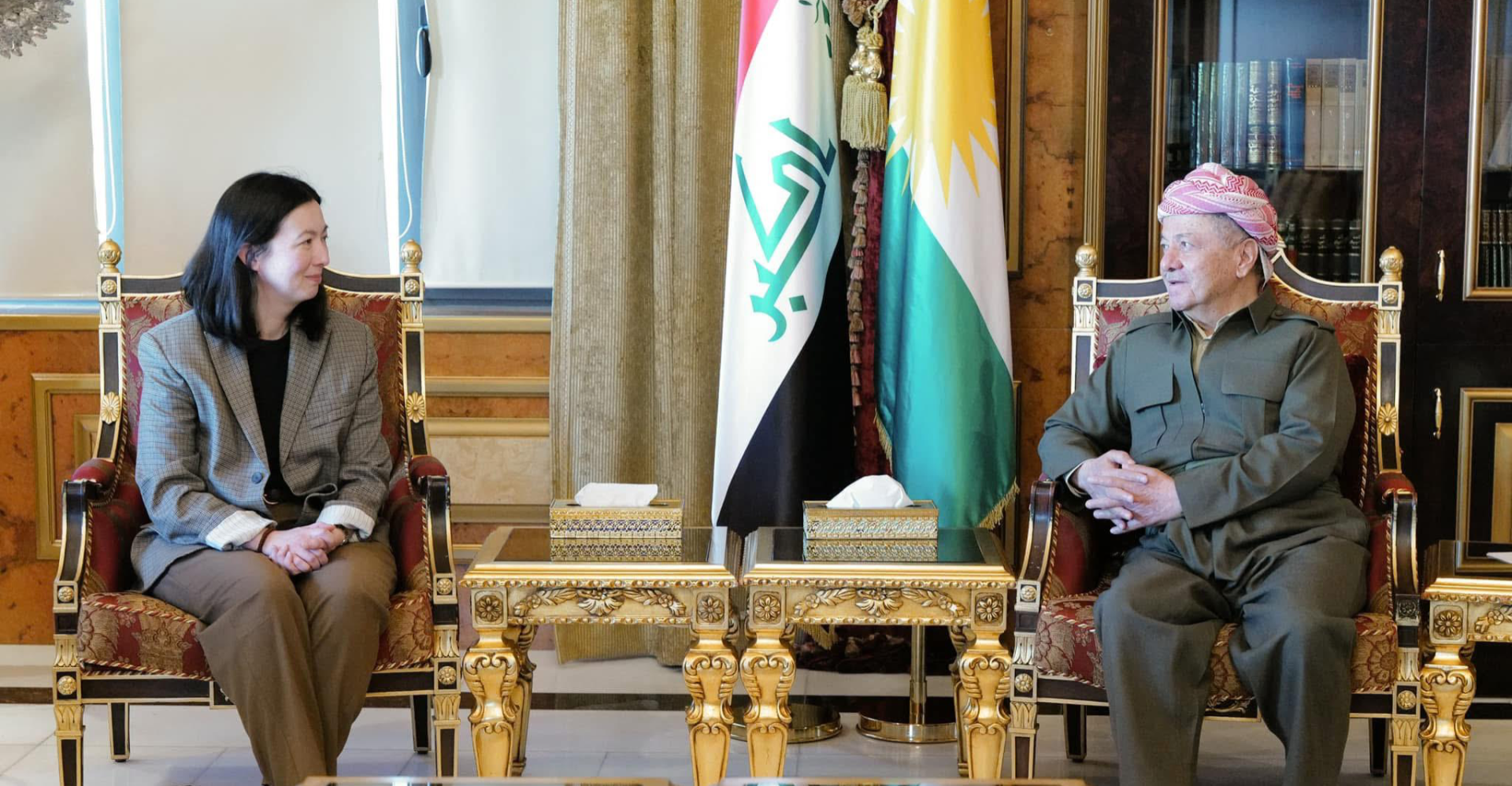 US supports Kurdish leader Barzani's diplomatic push for Kurdish cooperation in Syria