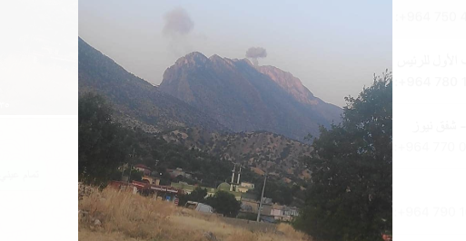 تورکیا وە توپخانەیل پەلامار شوینەیل پەکەکە دەێد لە باکوور دهۆک