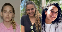 Israel receives three female hostages released by Hamas