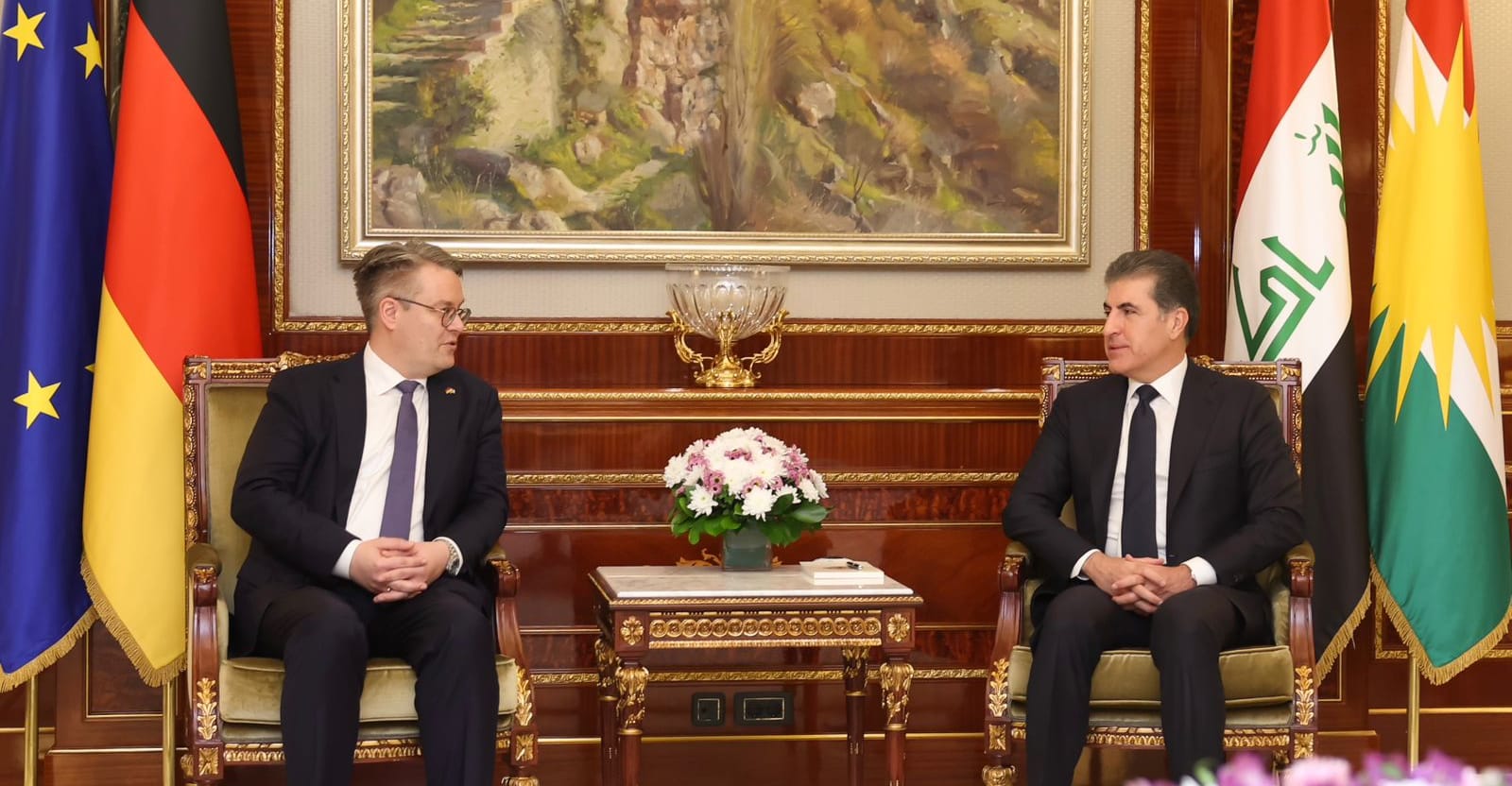 نێچیروان بارزانی دووپاتکرد لە خواست هەرێم کوردستان ئەرا فراوانکردن هاوکاری