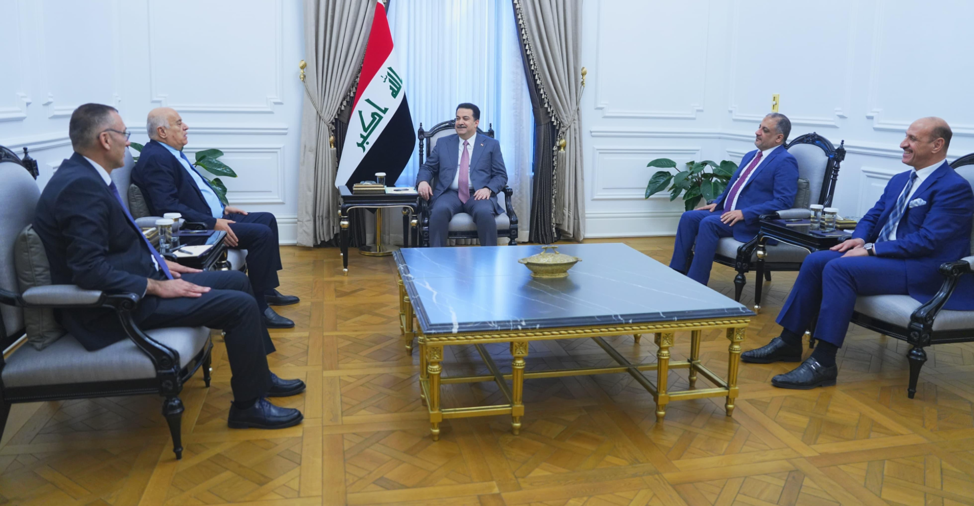 "ملف الرياضة" يتصدر مباحثات السوداني مع مسؤول فلسطيني بحضور درجال