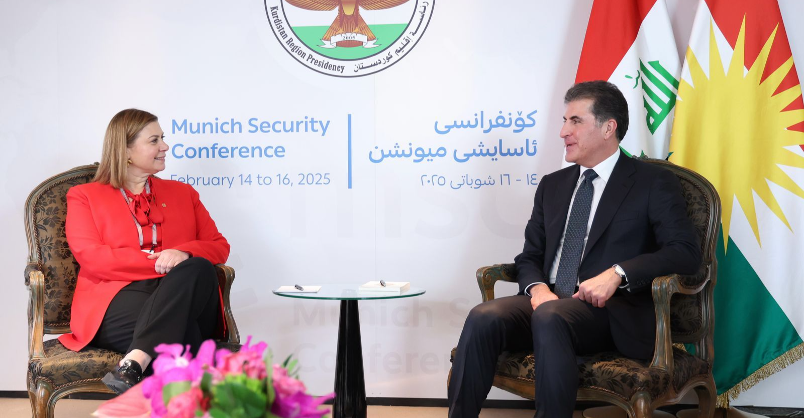 نێچیروان بارزانی دووپات لە گرنگی وەردەوامی پشتگیریکردن ئەمریکا ئەرا ناوچەگە کەێد